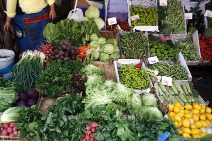 Vegetables at a Farmer's Market