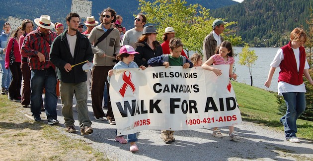 Aidswalk 2009 in Nelson, British Columbia