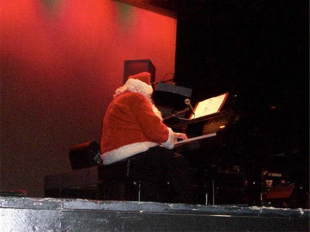 John Aucoin as part of The Three Pianos at the Savoy Theatre December 2010