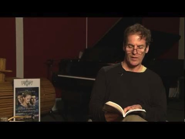 (Philip Roy reading from his novel Blood Brothers in Louisbourg - image from cbupressmedia)