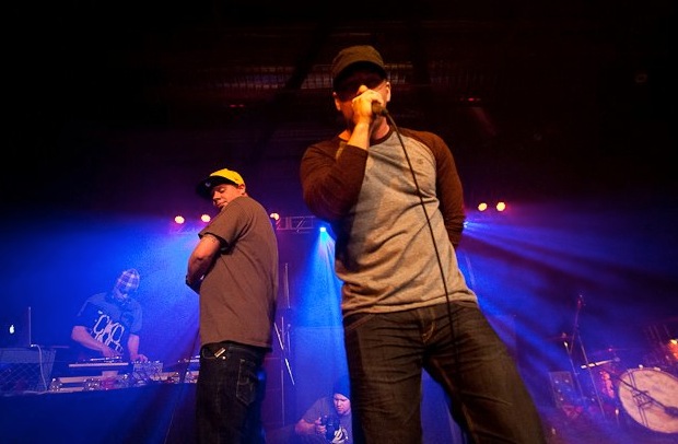 (Mischif and Mista Mack performing at the Joan Harriss Cruise Pavilion - photo: Scott Moore)