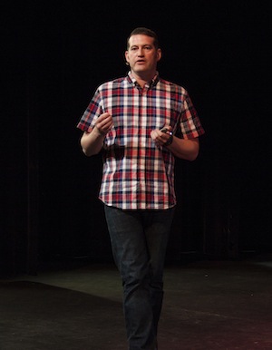 Darren Gallop, founder and CEO of Marcato Digital, speaking at TEDxCapeBreton - photo: Chrissie Green, Creative Isle Graphic Design / TEDxCapeBreton