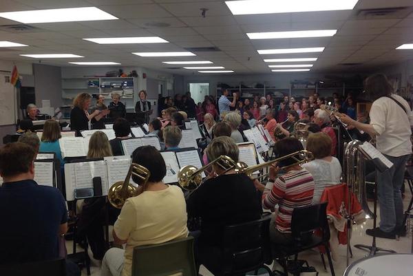 Second Wind Community Band preparing for their 20th anniversary concert this past June