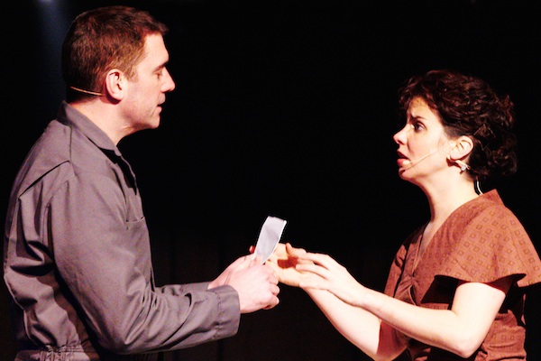 Jarrod MacLean and Laura Caswell as Joe and Mary Laben in Tompkinsville - photo: Michael Halbwachs