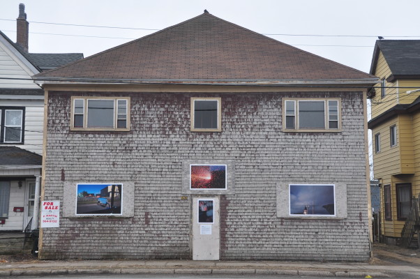 Images from Steve Wadden's Forged exhibition installed in WHitney Pier as part of CBRM's SMArt Spaces
